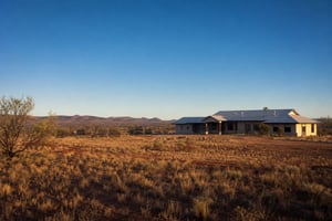 Remote Australian Hospital Exterior